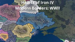 Modern Borders 1936 Timelapse  HOI4 Timelapse [upl. by Drawde801]