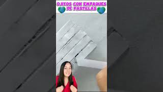 Con empaques de pastillas puedes hacer ojitos en segundos para manualidades craftideas tips diy [upl. by Paulie]