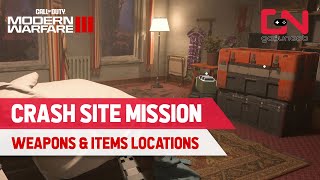 All Crash Site Mission Weapon and Item Locations in Modern Warfare 3 [upl. by Woo171]