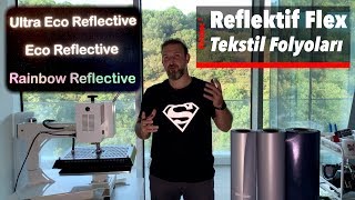 Reflektör Tekstil Folyosu  Reflektif Flex Nedir Nasıl Uygulanır [upl. by Jacquie519]