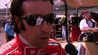 Dario Franchitti Fastest in the final 2010 Indy 500 practice [upl. by Ardiedal]