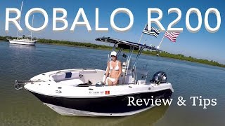 Robalo Review center console R200 Modifications amp Tips [upl. by Acinahs59]