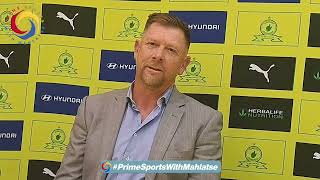 Cape Town City coach Eric Tinkler says Mamelodi Sundowns were the better team [upl. by Tierell560]