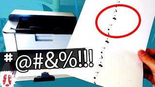 HOW TO Fix Printer Ink Smudges Black Lines Dots amp Marks On Paper Printouts  Smudged Printed Pages [upl. by Harrow]