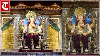 Devotees gets first glimpse of famous Lalbaugcha Raja ahead of Ganesh Chaturthi [upl. by Nicolina]