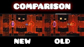 Cataclysm Comparison  Before and After Geometry Dash [upl. by Fonseca611]