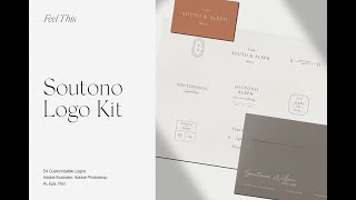 Download Soutono Minimal Logo Kit Stock Graphics [upl. by Notxam679]