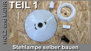 Stehlampe selber bauen DIY  Holz biegen [upl. by Bartholomew265]