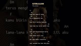 Kamu Keterlaluan Kamu Punya Simpanan  Chord The potters keterlaluan cover [upl. by Laucsap327]