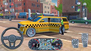 Taxi Driving Simulator 3D city Uber driving 2024  car game android gameplay [upl. by Hak]