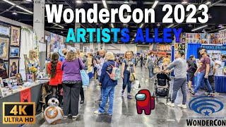 WonderCon 2023 ARTIST ALLEY  Convention Hall C Saturday Full Walkthrough  4K 60fps [upl. by Christabel]