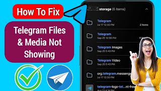 How To Fix Telegram Files amp Media Not Showing  Fix Telegram Folder Not Showing in File Manager [upl. by Herbert540]