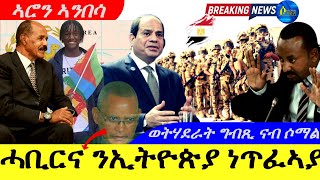 Aug 142024ሓቢርና ንኢትዮጵያ ነጥፋኣያ ደደብ ሜድያ  ወትሃደራት ግብጺ ናብ ሶማል [upl. by Akimak]