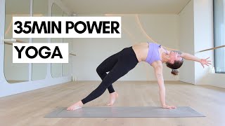 35 Min Full Body Power Yoga Flow INTADV [upl. by Ahselyt]