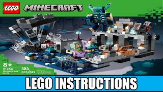 LEGO Instructions  Minecraft  21246  The Deep Dark Battle [upl. by Atik]