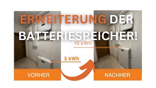 Erweiterung der Batteriespeicher 5 kWh auf 10 kWh PVAnlage von Huawei [upl. by Nedda]