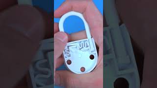 3d printed padlock vs real [upl. by Nedarb117]