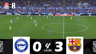 Deportivo Alavés vs FC Barcelona 03  LaLiga 202425  Match Highlights [upl. by Paulson]