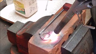 Basic bronze brazing technique for beginners [upl. by Zobkiw]