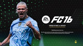 FIFA 16 PC MENU 2425  NEW EA FC 25 THEME MOD [upl. by Bary]