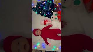 Diy Christmas baby photoshoot ideas  home christmas babyphotography diybabyphotoshoot trending [upl. by Yim]