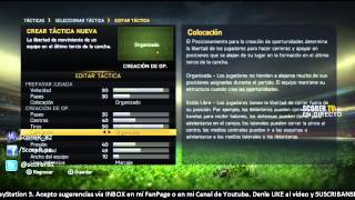 ¿Cómo creo y guardo mis Tacticas Personalizadas  FIFA 15 [upl. by Acimot176]