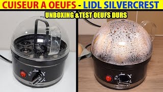 cuiseur a oeufs lidl silvercrest test egg cooker eierkocher cuecehuevos cuociuova [upl. by Ardeahp]