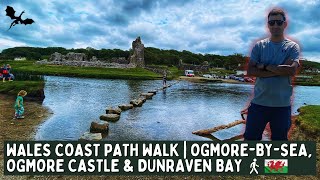 WALES Coast Path Walk  OgmoreBySea Ogmore Castle amp Dunraven Bay [upl. by Thomey]