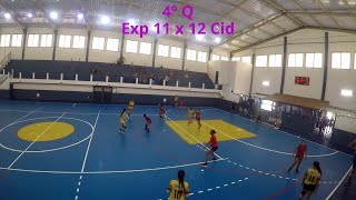 Handebol Expressão 12 x 15 Cidinha  JEESP 2024 Sub14 Feminino [upl. by Ahsirhcal]