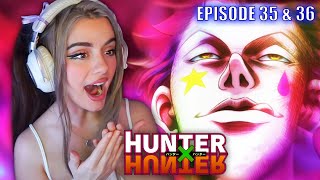 Hisoka’s Mind Games Are Next Level 🤯 Hunter x Hunter Ep 35 amp 36 REACTION 🔥 [upl. by Tull]