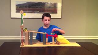 Six Simple Machine Project Using All Six Machines  Rube Goldberg [upl. by Anstice]