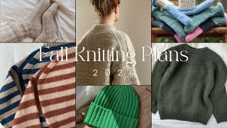 Fall Knitting Plans 2024 🍁 [upl. by Aisatan444]