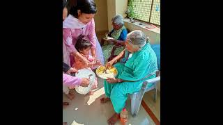 Nehanshi Birthday celebration 2024 in old age home [upl. by Eirena]