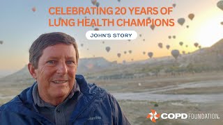 COPD Foundation 20th AnniversaryJohns Story [upl. by Leuqcar]