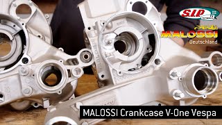 Motorgehäuse MALOSSI V1 VOne für Vespa PX200 by MALOSSI DEUTSCHLAND [upl. by Oswal]