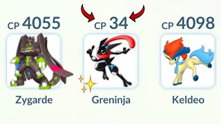 I used 43 CP SHINY GRENINJA in MASTER LEAGUE and WON Pokemon GO [upl. by Atnaloj]