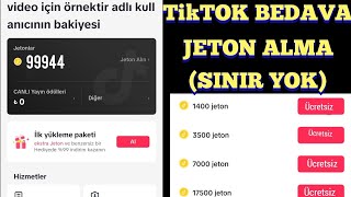 TİKTOK BEDAVA 100000 JETON KAZANMA  tiktok jeton hilesi [upl. by Euridice]