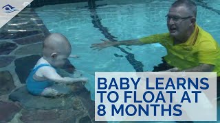 Baby Learns To Float At 8 Months [upl. by Knight]