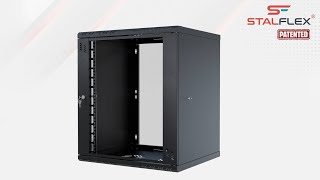 SE Szafa RACK Standard 19 12U 450 svart glas [upl. by Noramac983]