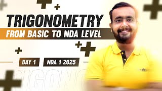 Trigonometry  Day1  From Basic To NDA Level  Free NDA Coaching  Yodha Batch  NDA 1 2025 [upl. by Downey]