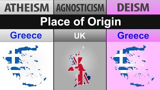 Atheism vs Agnosticism vs Deism  Irreligious Group  Atheist vs Agnostic  Religion Comparison Data [upl. by Honebein748]