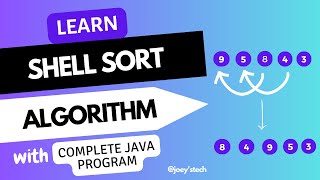 Shell sort  Sorting algorithms  Data Structures amp Algorithms  Clear explanation with Java code [upl. by Gautier118]