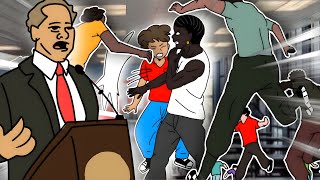 Crazy School Fight Shuts Down City Animated Story [upl. by Elrahc]