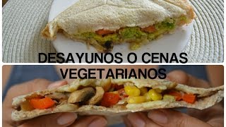 RECETAS VEGETARIANAS RÁPIDAS Y FÁCILES Vegetarian recipes [upl. by Aivul117]