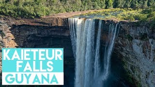 Kaieteur Falls Guyana  Worlds Tallest Single Drop Waterfall [upl. by Immij]