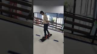 Indoor ski machine efficient skiingsnowmonkey indoorski skiing snowboarding training improve [upl. by Alabaster]