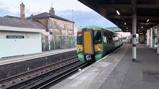 Southern Train Arriving At Newhaven Harbour Station 2024 [upl. by Ilellan496]