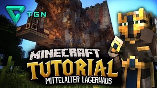 Minecraft Tutorial ★ Mittelalter Lagerhaus  Teil 1 [upl. by Wesa]