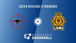 2024 NSWDL R2 Mens Div 2 Hunter Valley Hunters vs Lansvale Lions [upl. by Alyehc697]