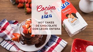 ¿CÓMO HAGO UNOS HOTCAKES DE CHOCOLATE [upl. by Rot]